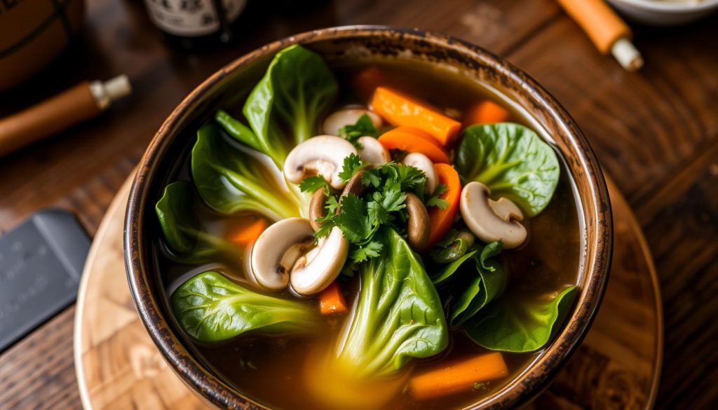 Bok Bok Choy en soupe