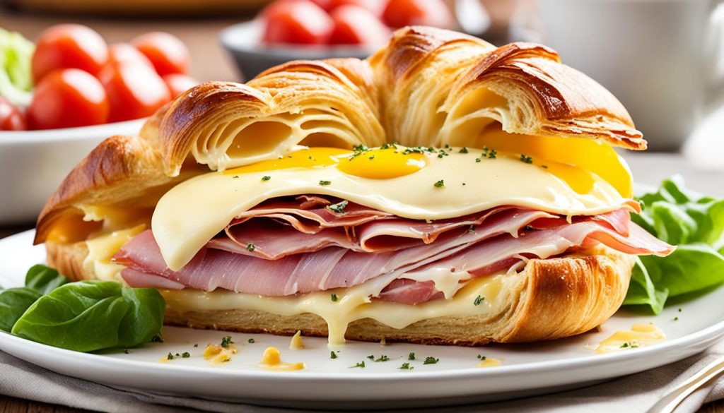 Choix des ingrédients pour un croissant jambon fromage parfait