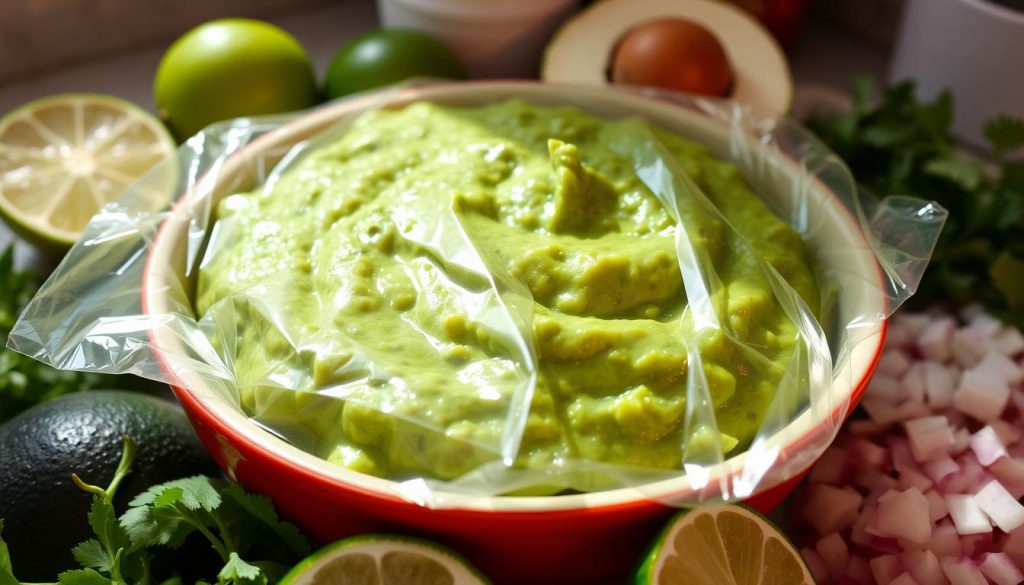 Prévenir l'oxydation du guacamole