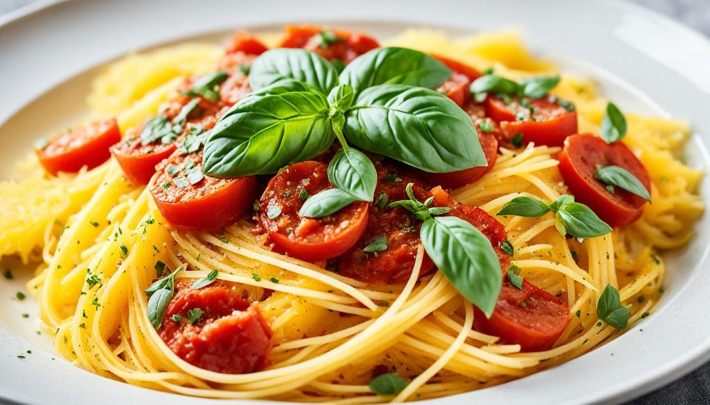 Recette courge spaghetti tomate