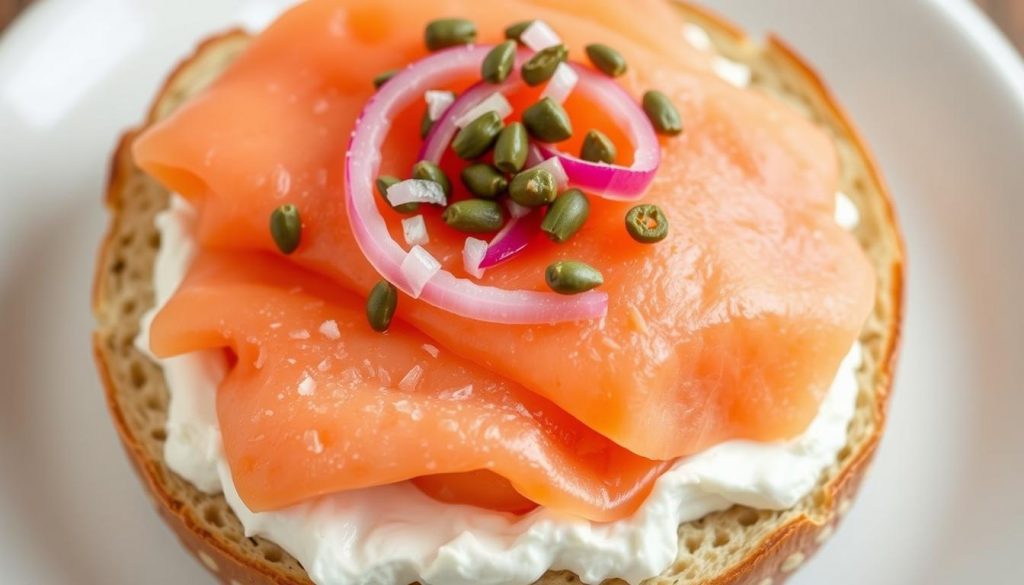 bagel saumon sain