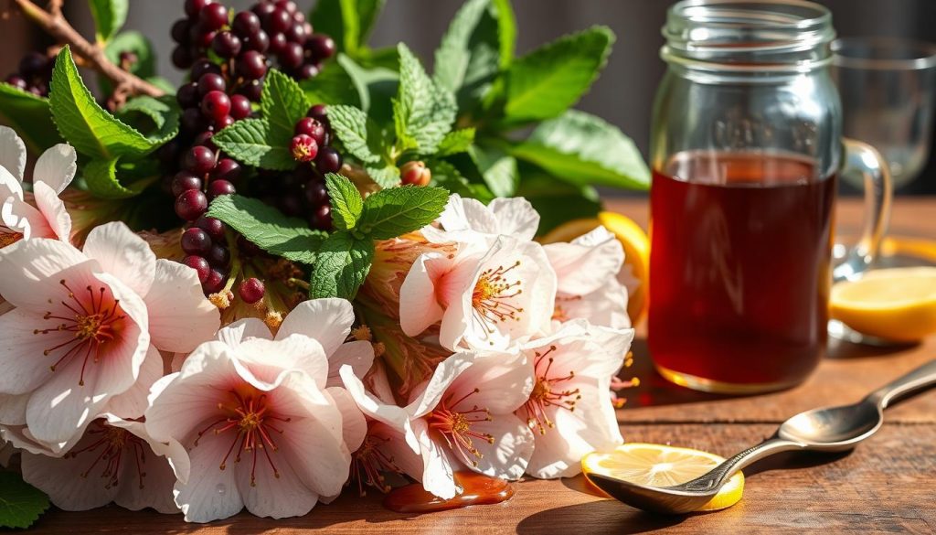 bienfaits du sirop de fleurs de sureau