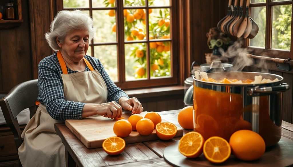 confiture d'orange grand-mère