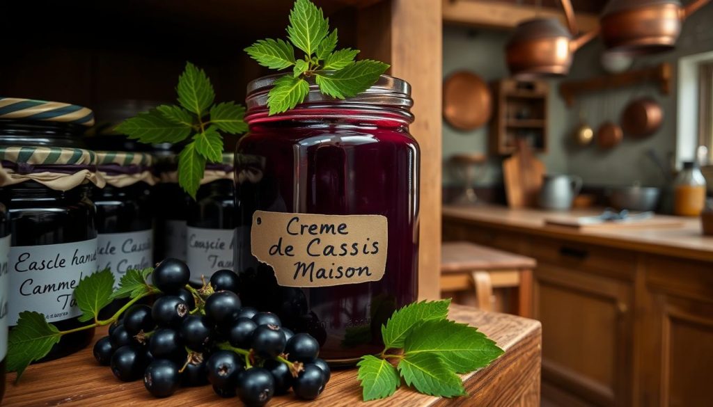 conservation crème de cassis