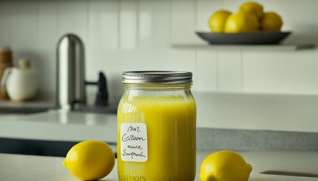 conservation sauce citron