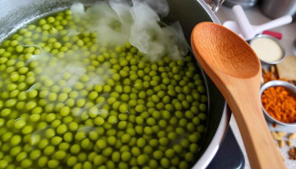 cuisson à l'eau lentilles vertes