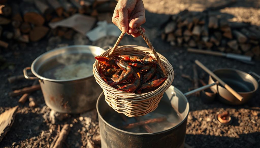 cuisson écrevisse traditionnelle