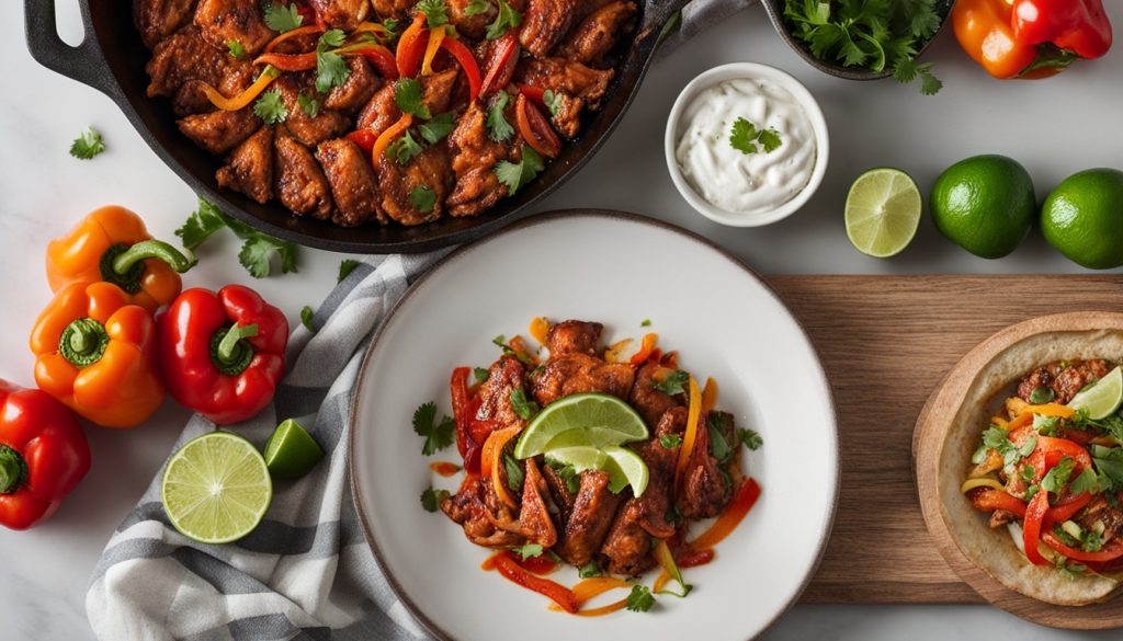 fajitas poulet recette