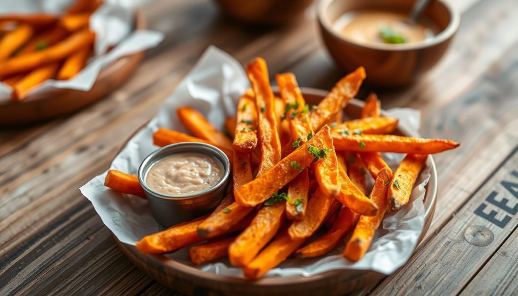 frites patate douce four