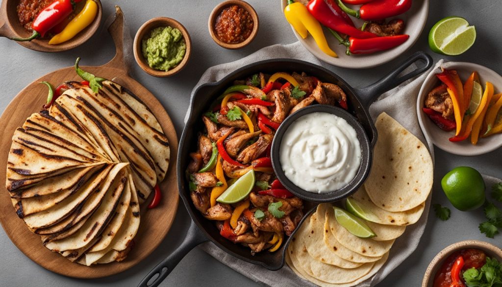 galette fajitas recette