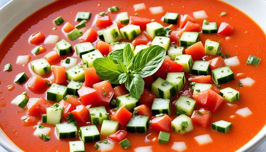 gaspacho concombre tomate