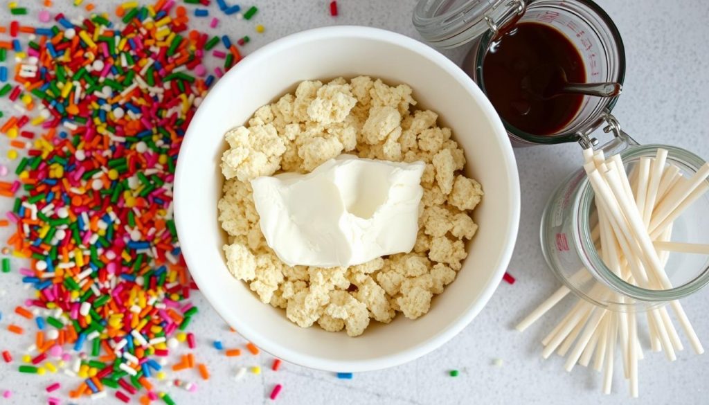 ingrédients pour cake popsicles