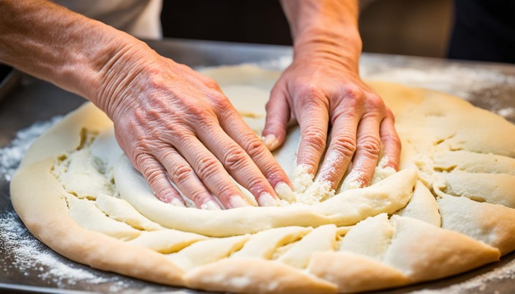 préparation focaccia