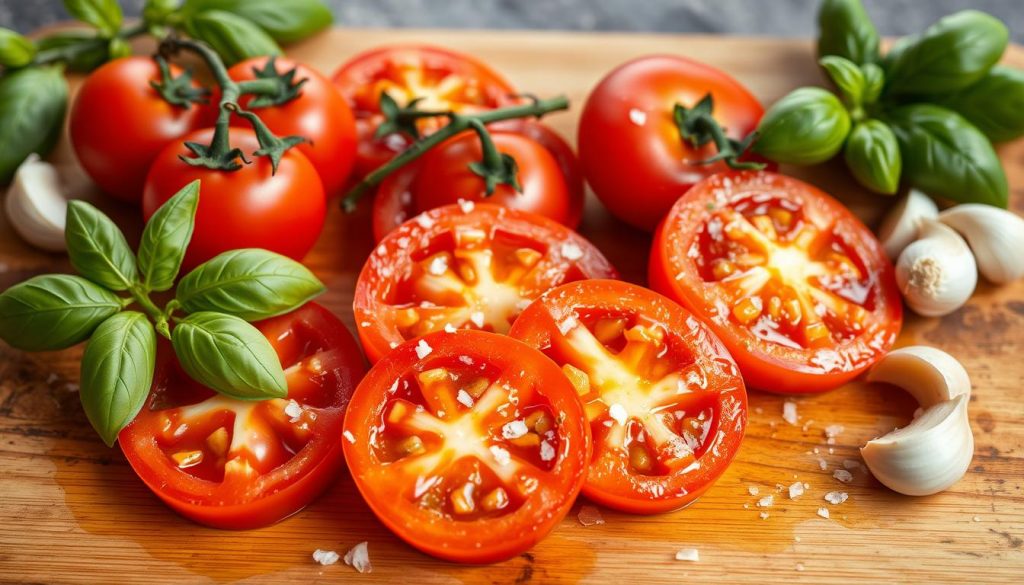 préparer les tomates