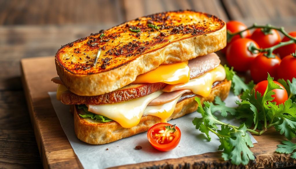 recette croque monsieur léger