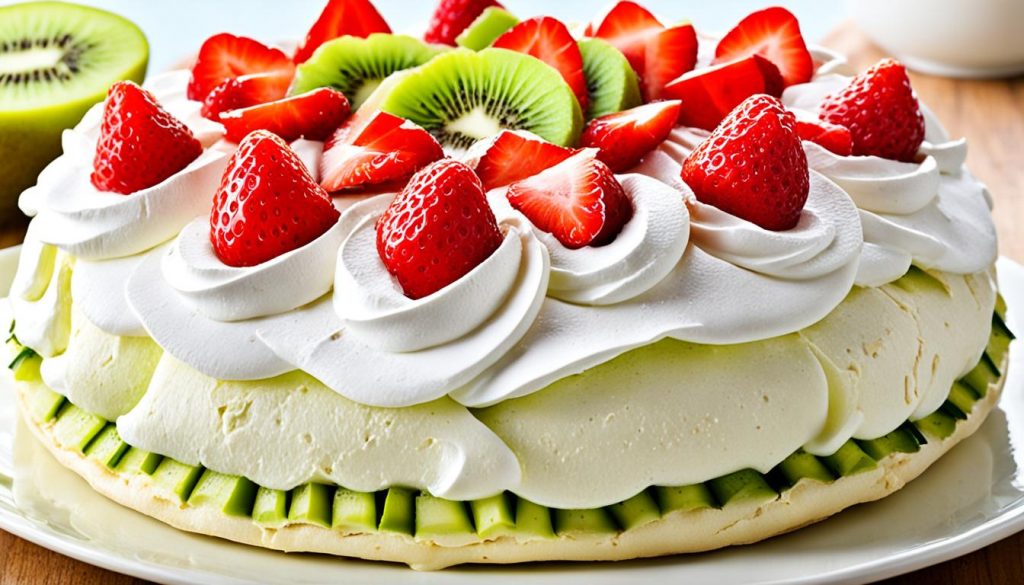 recette pavlova fraise