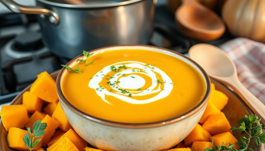 recette soupe butternut lait de coco