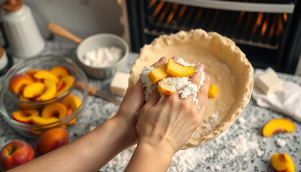 recette tarte aux peches