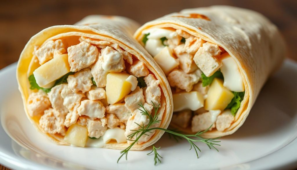 recette wrap thon œuf dur