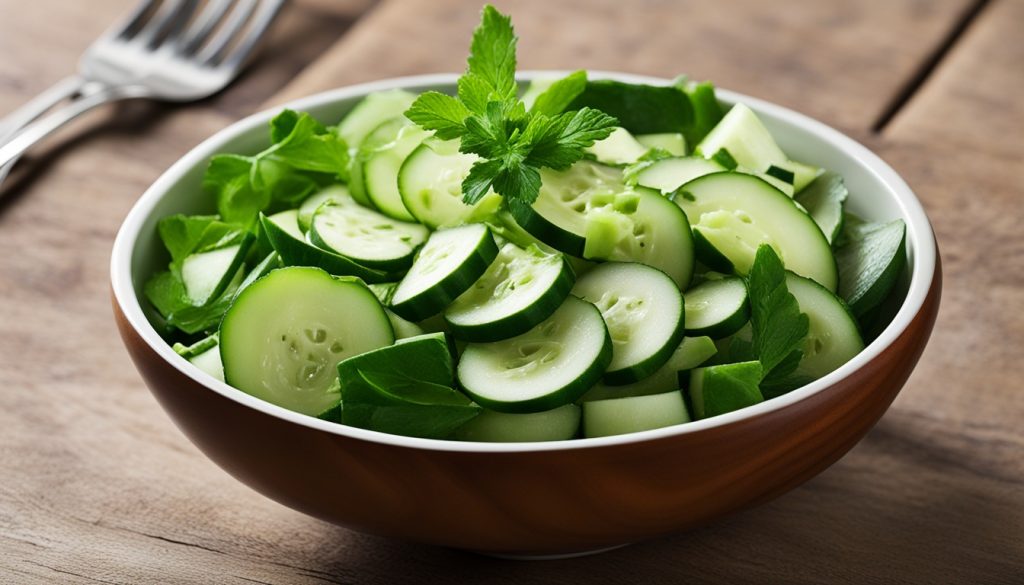 salade de concombre