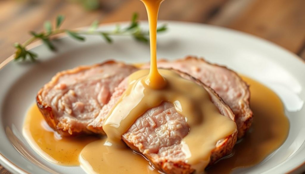 sauce au foie gras pour magret de canard