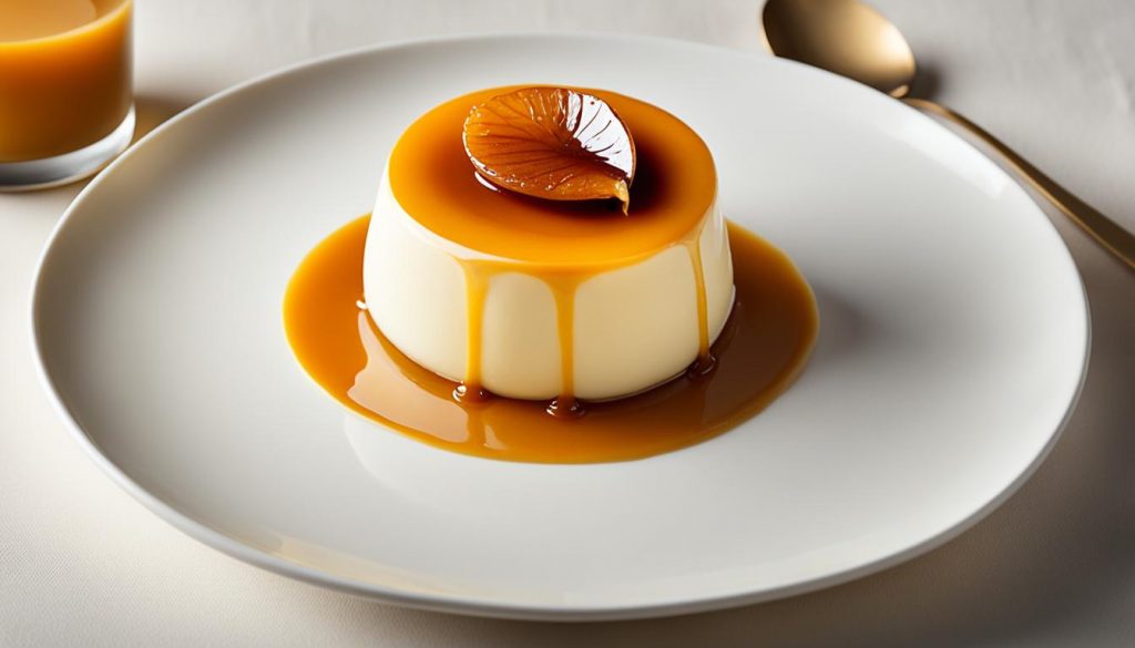 service crème caramel