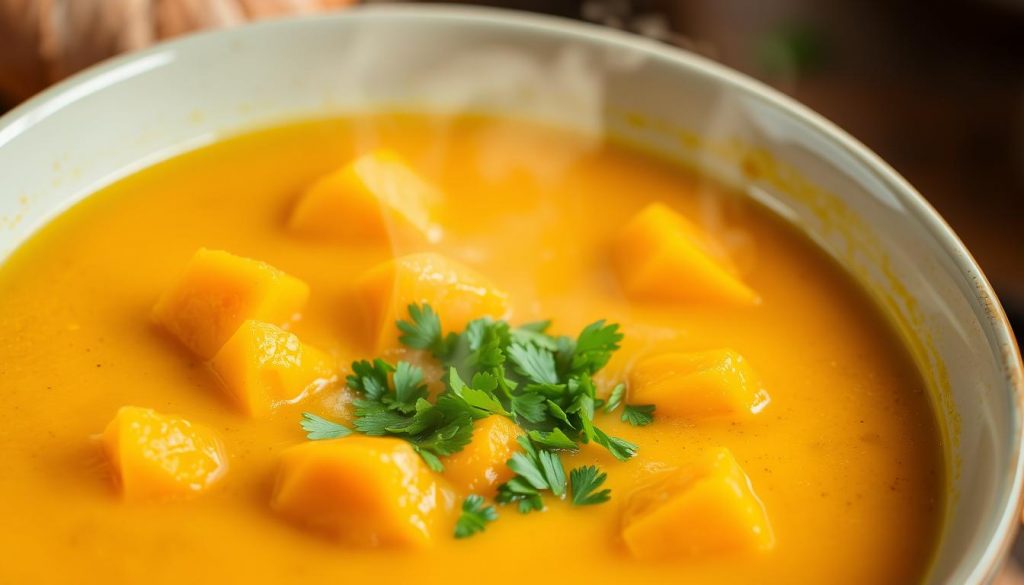 soupe butternut patate douce