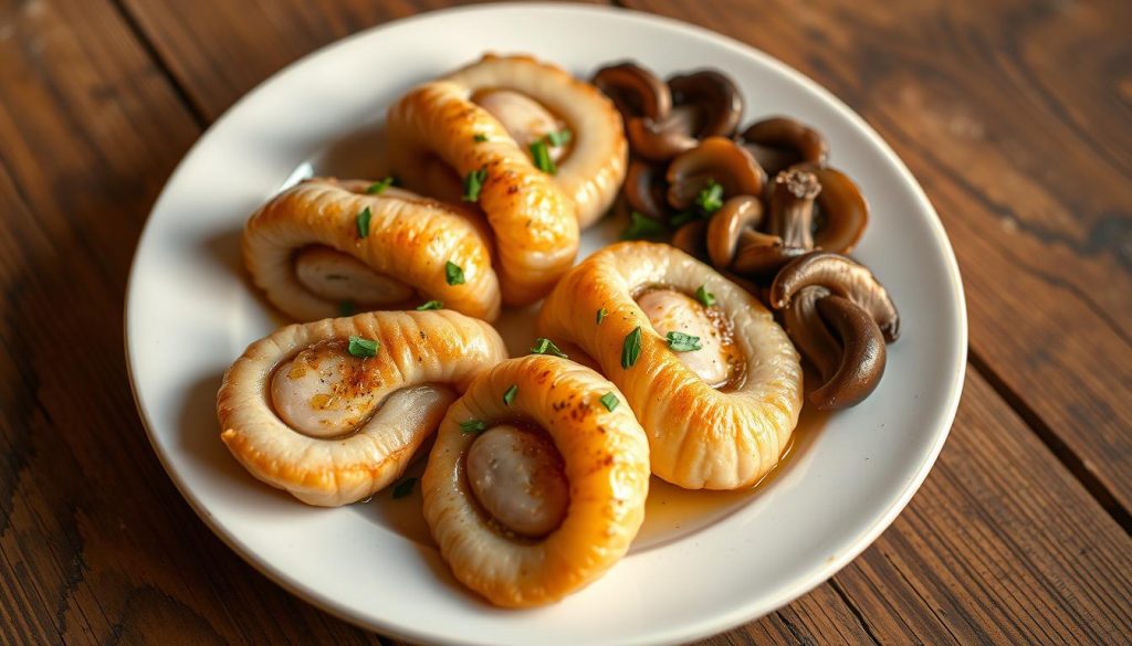 suprêmes de pintade aux girolles