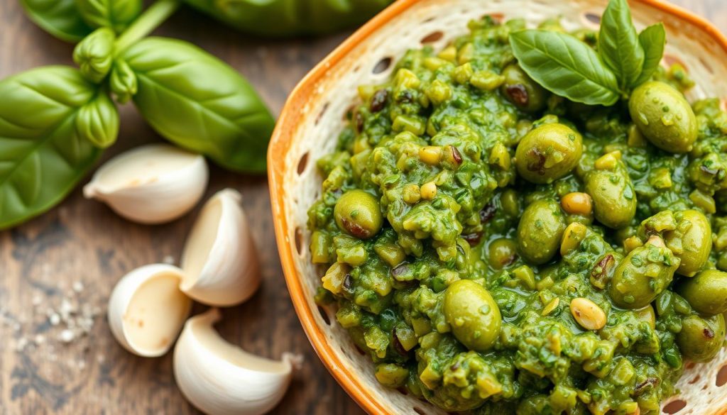 tapenade verte vegan