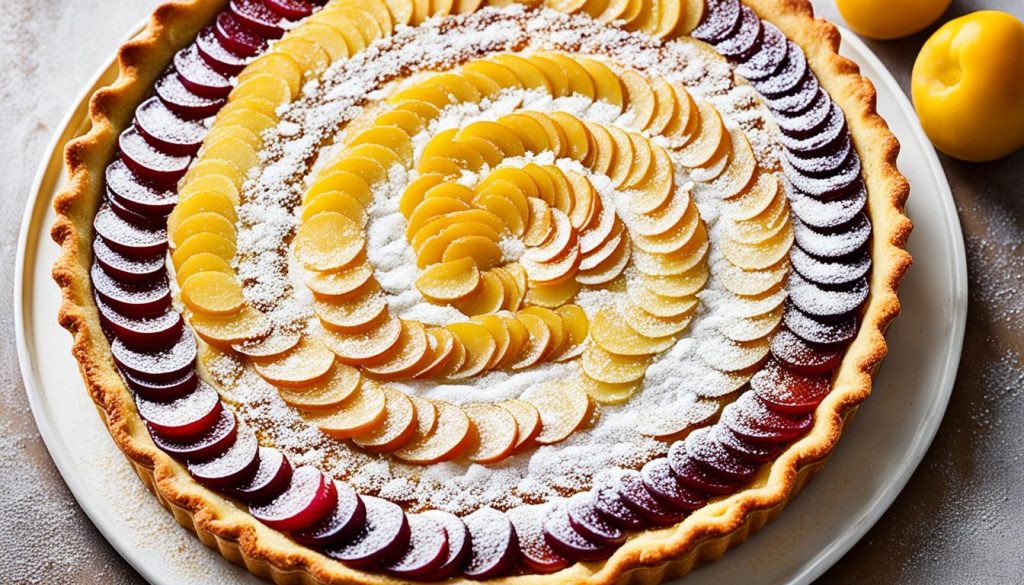 tarte amandine mirabelle