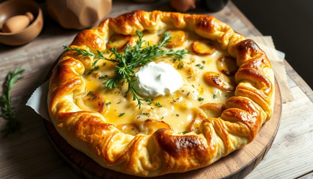 tarte aux poireaux et ricotta