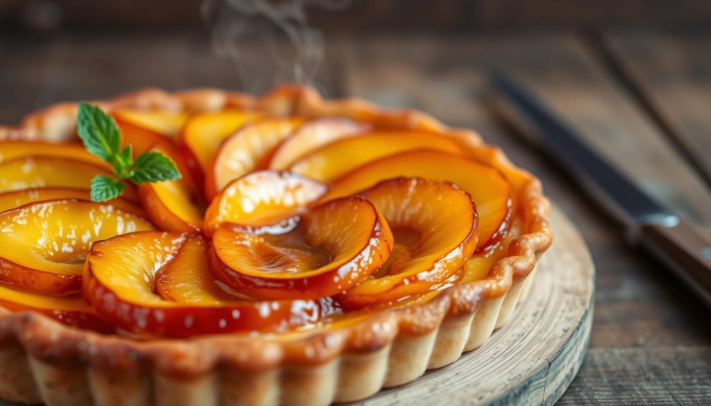 tarte tatin peche laurent mariotte