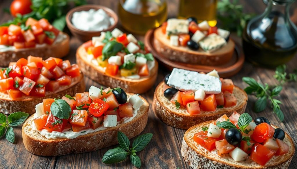 variantes bruschetta