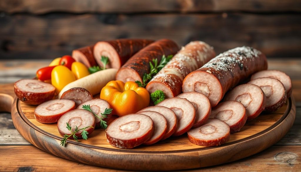 variétés de saucisses