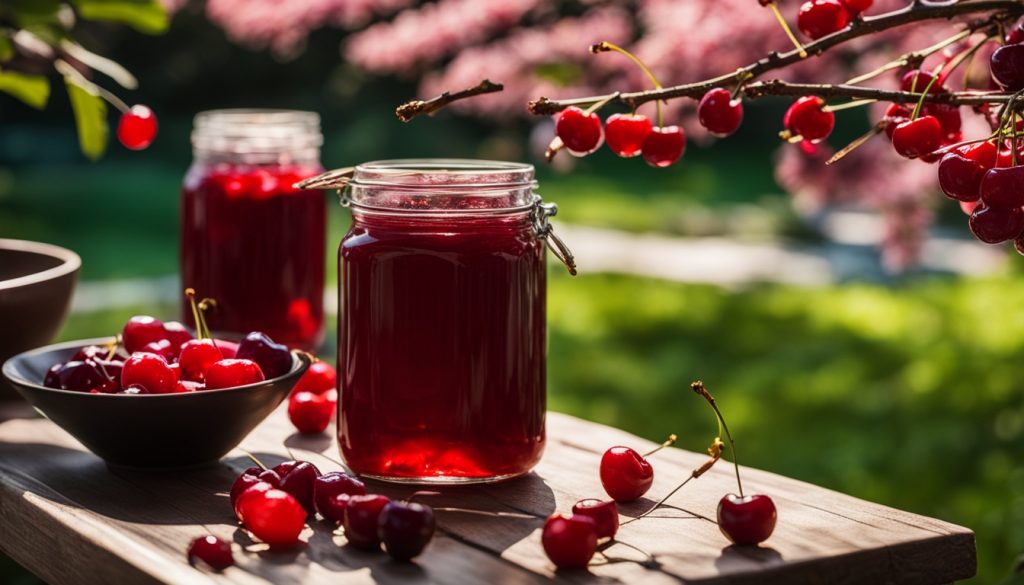 vinaigre de cerises artisanal