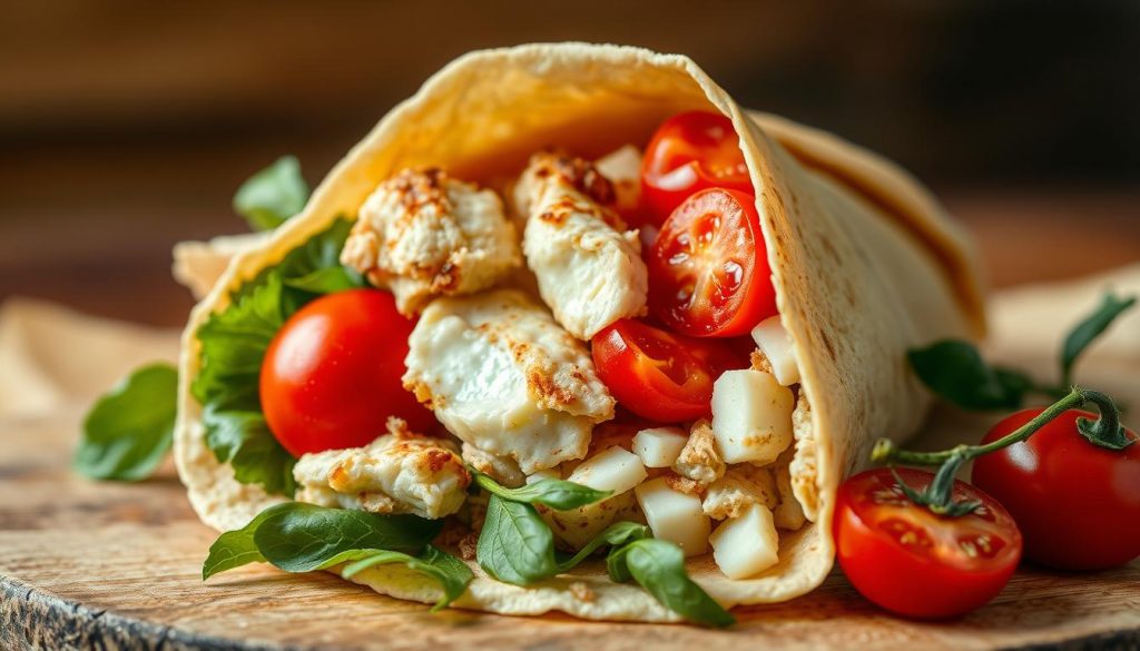 wrap thon tomates