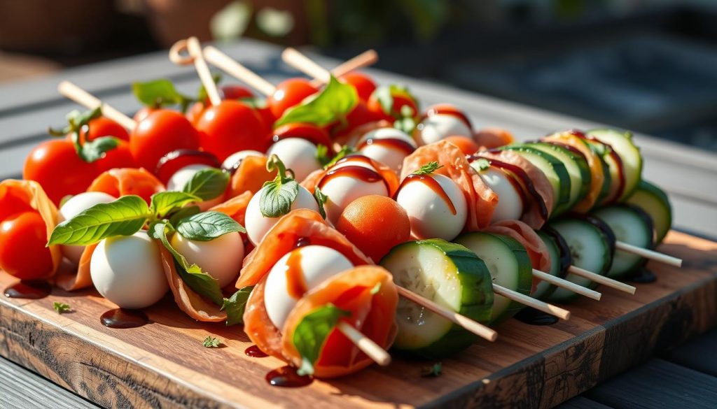 Brochettes apéro