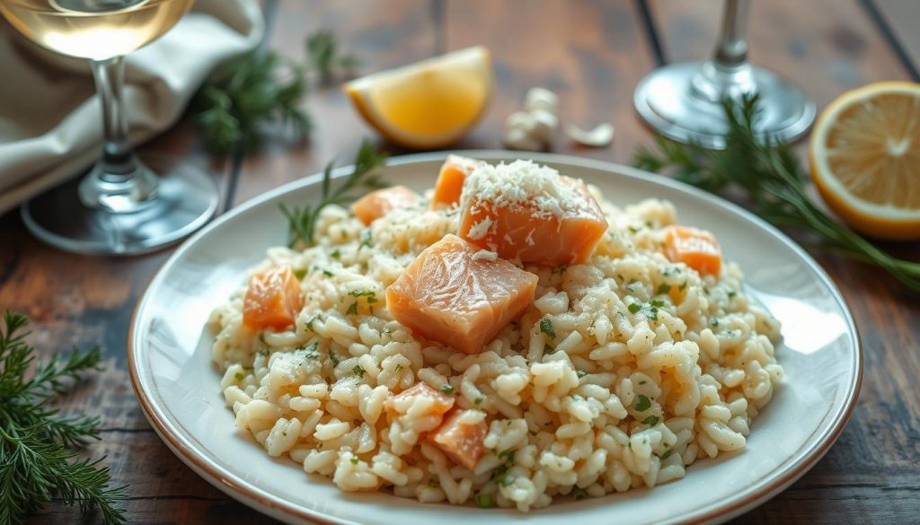 Conseils risotto au saumon