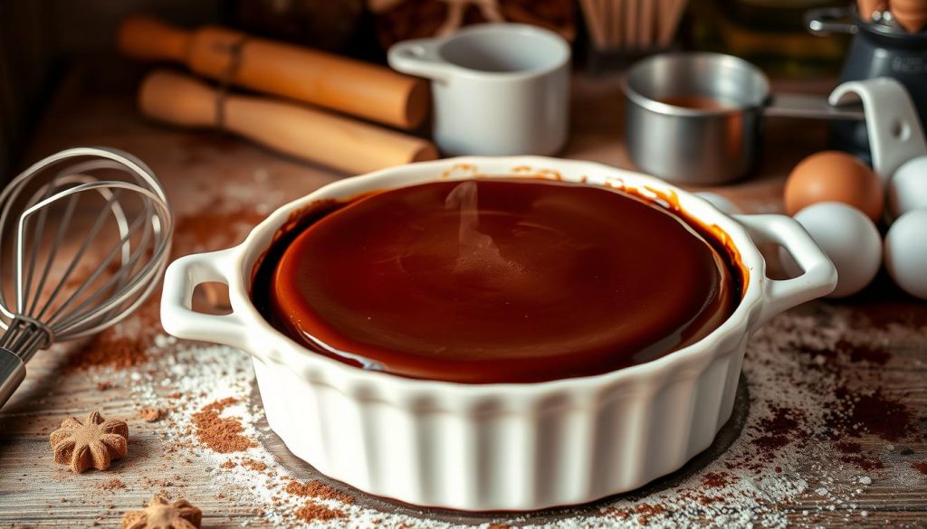 Cuisson flan chocolat