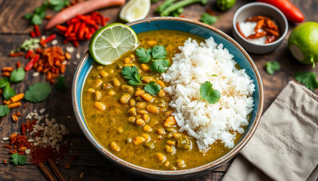 Dahl de lentilles vertes