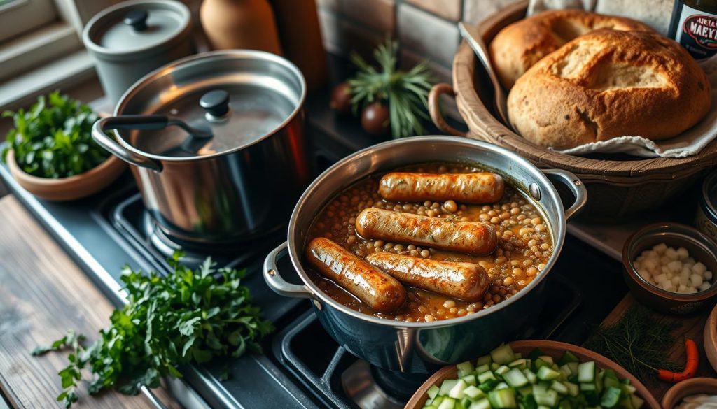 Lentilles Saucisses