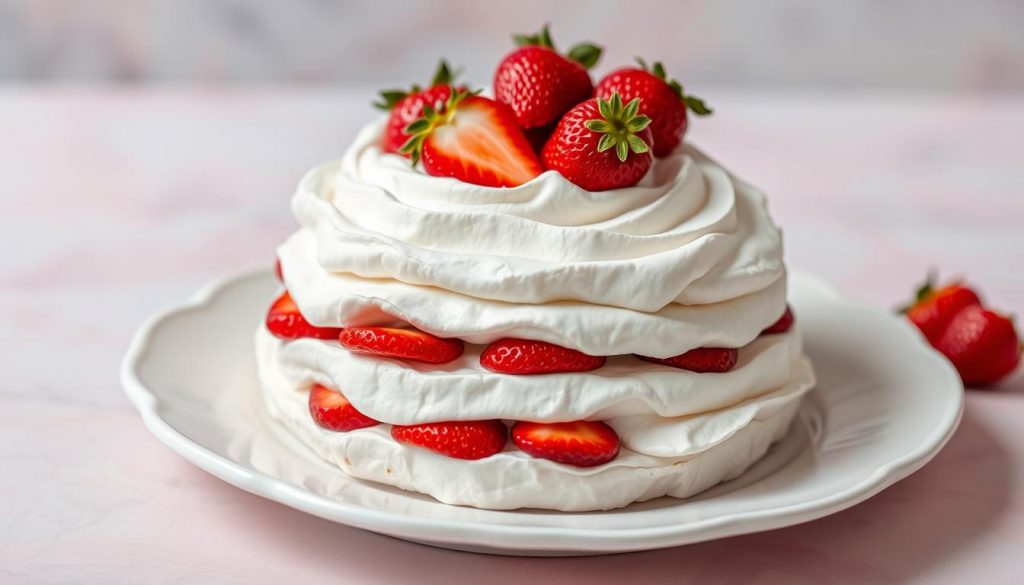 Pavlova fraise