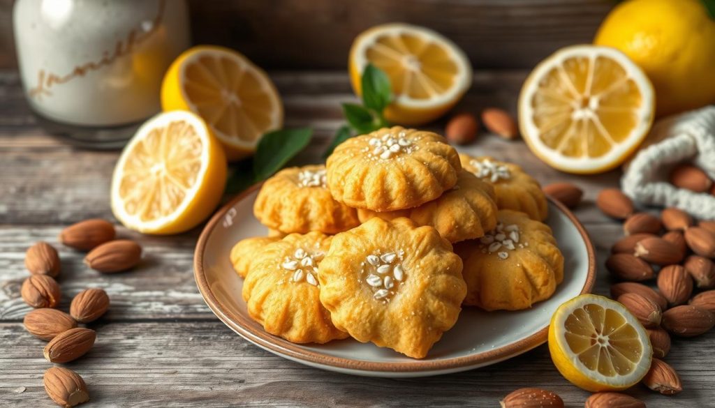 Recette Canistrelli Citron et Amandes