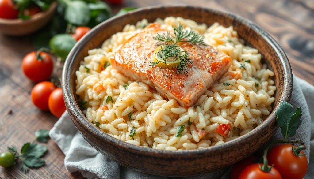 Risotto au Saumon