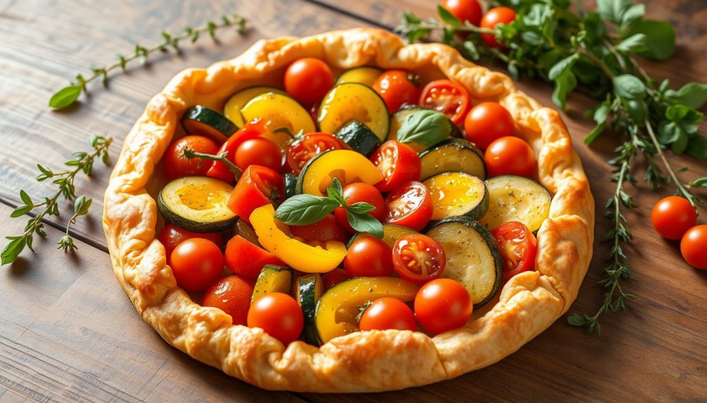 Tarte aux légumes du soleil