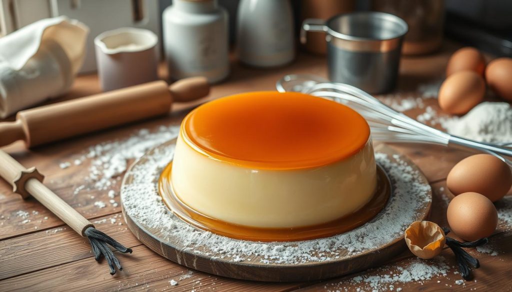 assemblage flan patissier