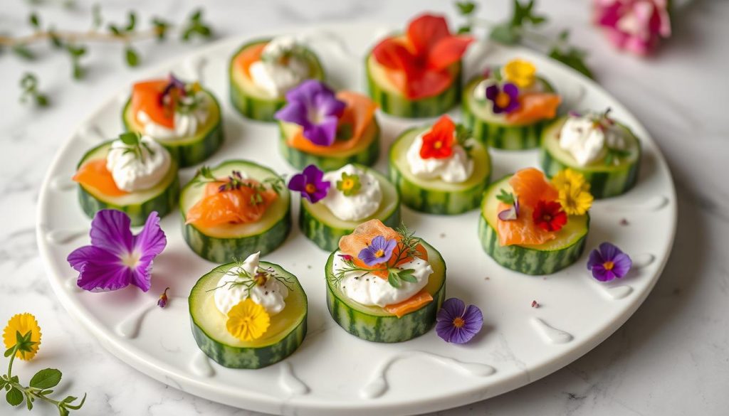 bouchées apéritives au concombre Noa