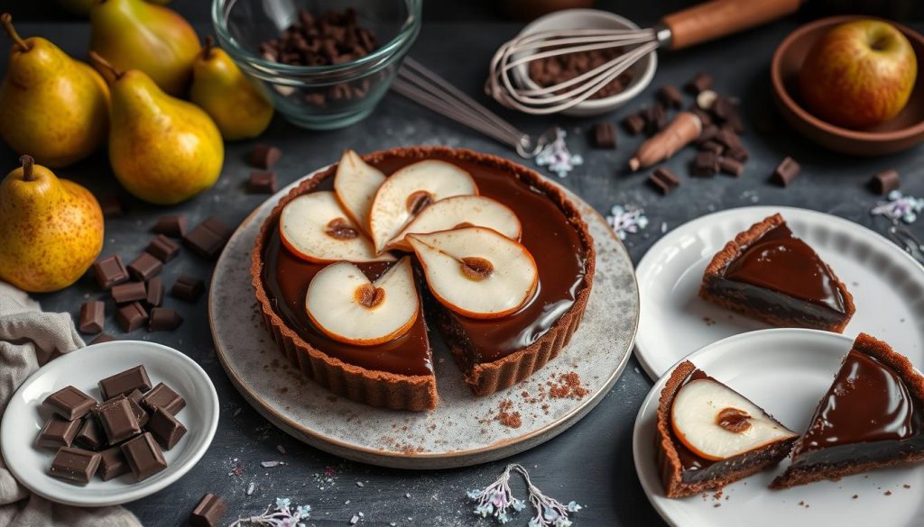 conseils recettes pour réussir tarte poire chocolat