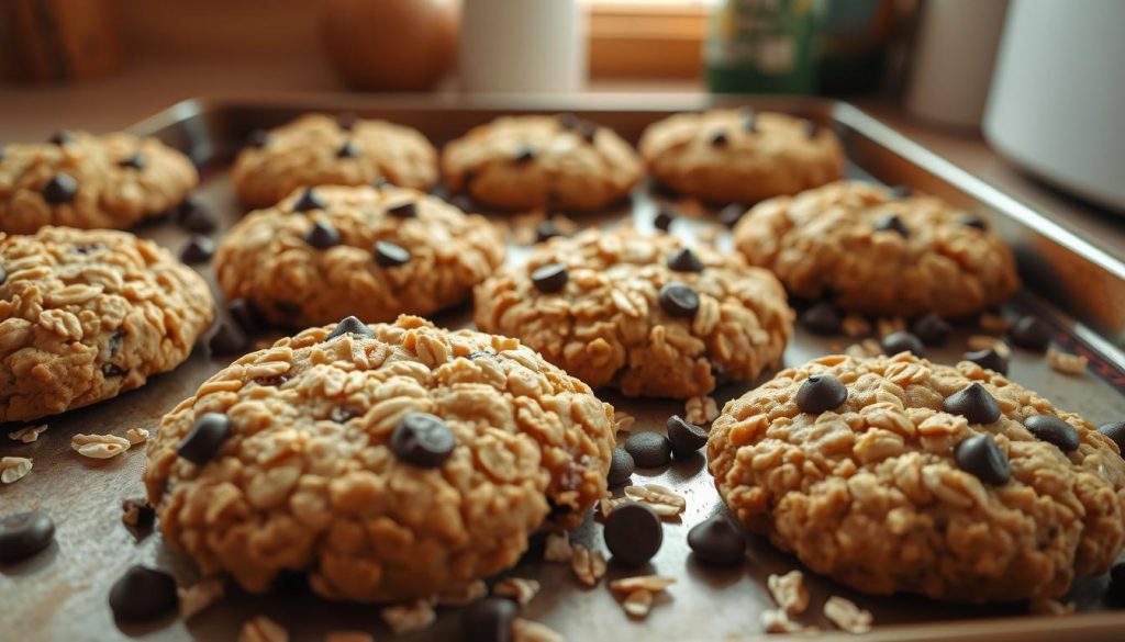 cookies flocons d'avoine frais