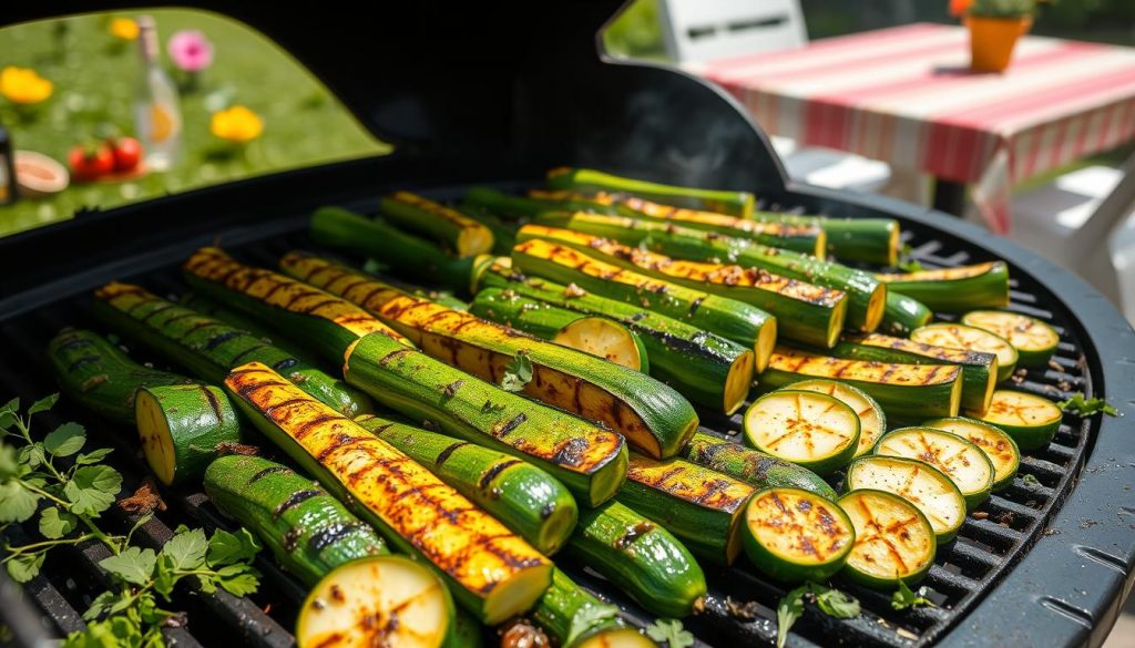 courgettes marinées barbecue